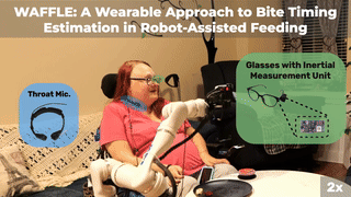 WAFFLE: Wearable bite timing for robot-assisted feeding